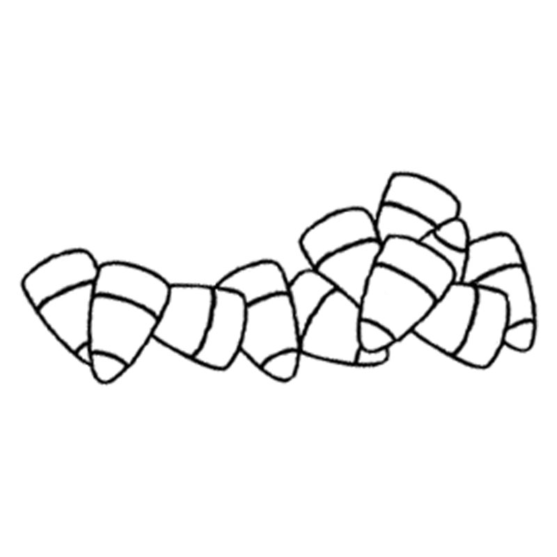 #2517 - Candy Corn Group - Halloween